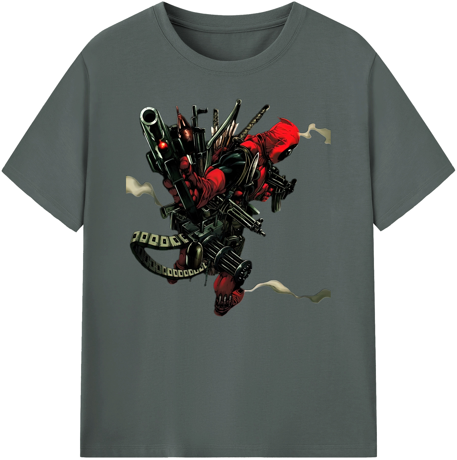 （画像用） Deadpool デッドプール 綿100％ メンズ半袖Tシャツ｜肌触りやわらか＆通気性